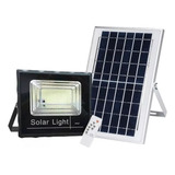 Foco Solar 800w Led + Panel Solar Y Control Remoto