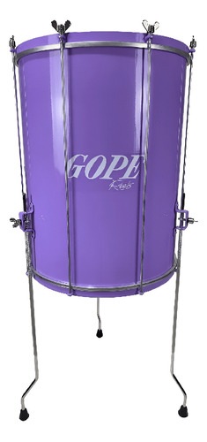 Surdo Alumínio 60x20  Reels Lilás Animal Bal6020perl - Gope