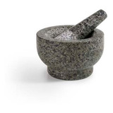 Molcajete O Mortero De Granito 12 X12 Cm Marca Ibili