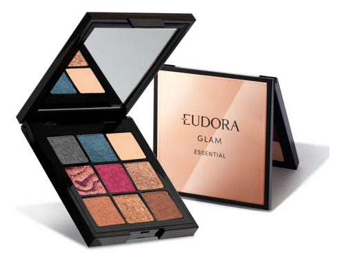 Palette Essential Eudora Glam By Camila Queiroz Maquiagem Sombra Dourado