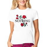 Polera Nothing Nada Outfit Ropa Moda Juvenil Rosas 2020