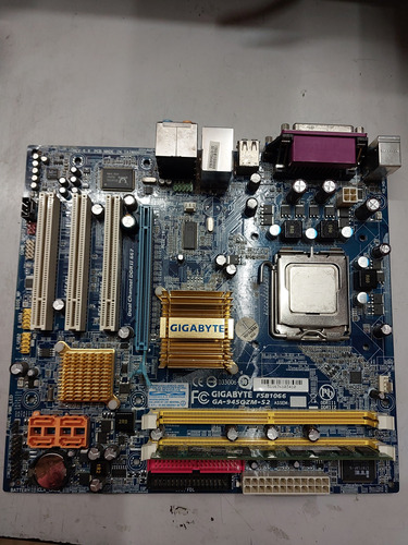 Placa Mae Gigabyte Ga 945gzm-s2 Core2 Duo E4600, 2g Ddr2