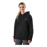 Poleron Mujer Marmot Chest Logo Hoody Negro