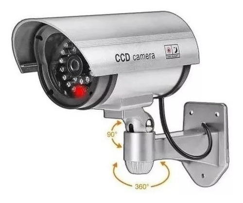Camara Seguridad Vigilancia Falsa Detector Movimiento Ladron