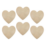 6 Manteles Individuales Decorativos Con Forma De Corazón,