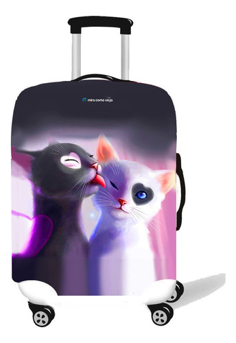 Fundas Para Valijas Mira Como Viajo Gatitos