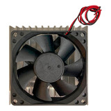 3 Dissipador Calor Cooler 12v P/ Luminária De Led Chip 50w