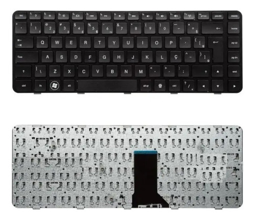 Teclado Notebook Hp Pavilion Dm4-1000 Dv5-2000 Nsk-ht1bv Ç