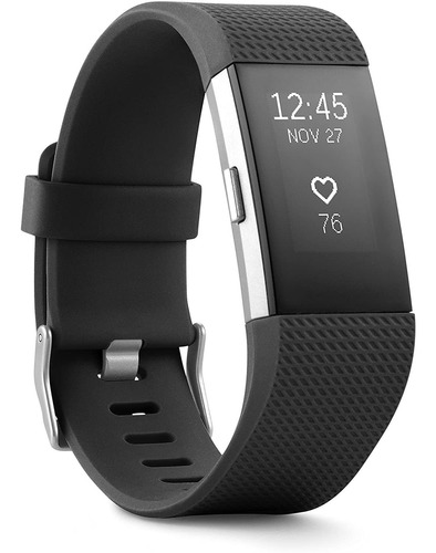 Pulsera De Frecuencia Cardíaca Fitbit Charge 2 Fitness Negra