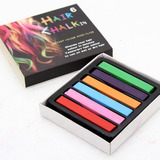 Tizas De 6 Colores Para Teñir Pintar Pelo Hair Chalk