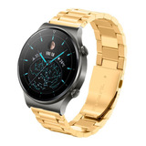 Correa De Eslabones + Case + Mica Para Huawei Watch Gt 2 Pro