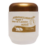 Gel Hidratante Mãos E Pés Argan E Sebo Carneiro 240g Apinil