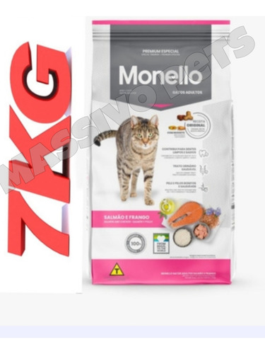 Monello Cat Salmón Y Pollo 7kg