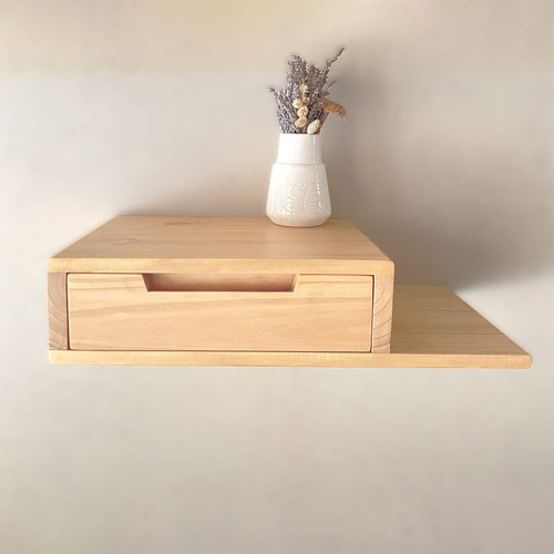 Mesa De Luz Flotante En Madera Maciza Precio Por Unidad