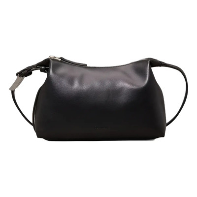 Calvin Klein Crossbody Dama K60k613028 Acabado de los herrajes Níquel Color Ck Black Correa de hombro Negro Diseño de la tela Lisa | Meses sin interés