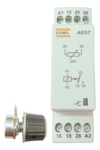 Rele Temporizador P/ Seccionadora C/ Potenciometro 15seg