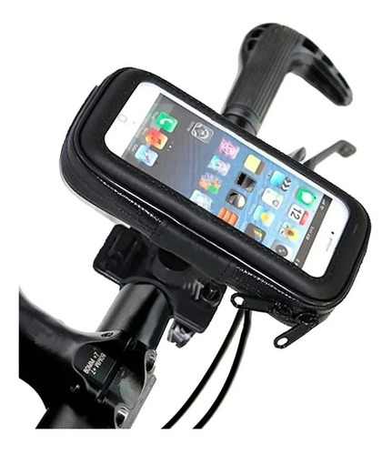 Soporte Porta Celular Bici Bolso Impermeable Sujecion Caño 