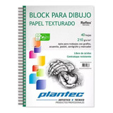 Block Para Dibujo Plantec - Texturado A5 Anillado 210gr