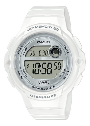 Reloj Casio Digital Lws-1200h-7a1 60 Laps 100m Casiocentro