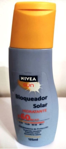 Nivea Sun Bloqueador Solar Hidratante Fps60 125ml Oferta