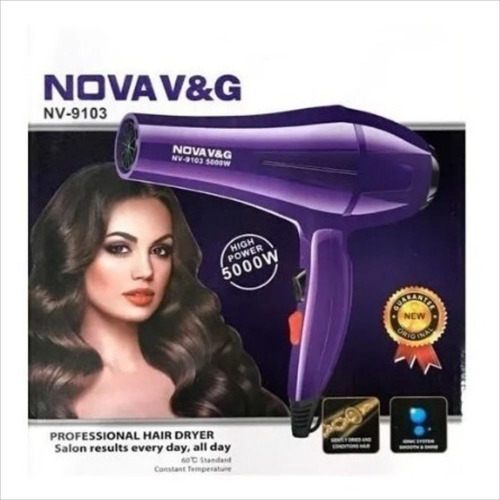 Secador De Pelo Nova Caliente Frió Cabello Profesional 5000w