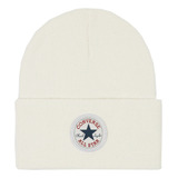 Beanie Gorro Lana Converse Chuck Patch Color Crema