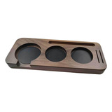 Espresso Tamper Stand Ahorro De Espacio Para Nogal De 51 Mm