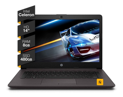 Notebook Hp Celeron Windows 10 480gb Sdd + 8gb Ram