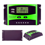 Controlador Regulador Carga Panel Solar Digital 12v 24v 30a