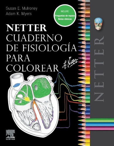 Netter Cuaderno De Fisiología Para Colorear ¡original!