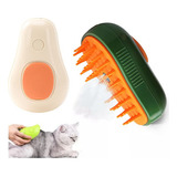 2 Cepillos De Pelo Recargables Steamy Cat 3 En 1, Regalo De