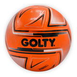 Balón De Futbol Golty Tech Fc Competencia Laminado N5 Color Naranja