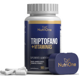 Triptofano + Vit. E Minerais 180 Cápsulas 500mg - Nutrione