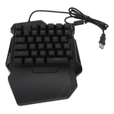 Teclado Para Jogos Rgb De Uma Mão, 35 Teclas, Luz De Fundo C