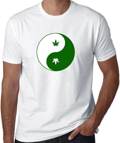 Camisa Camiseta Yin Yang Maconha 4:20 Swag Masculina Unissex