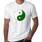Camisa Camiseta Yin Yang Maconha 4:20 Swag Masculina Unissex