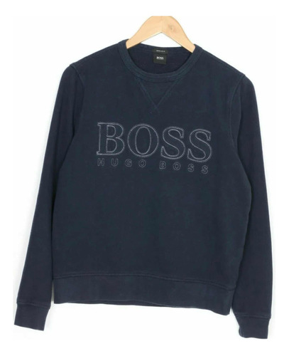 Sudadera Hugo Boss Regular Fit, Stadler 05, Azul Marino