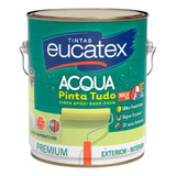 Tinta Para Banheiros E Cozinhas Azulejo Eucatex 3,2lt - Cor
