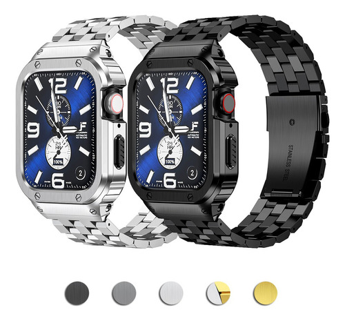 Pulseira Película Aço Para Apple Watch Ultra Se 9 8 7 6 5 4