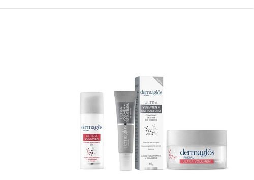 Combo Dermaglos Facial Hidratante Ultra Volumen 