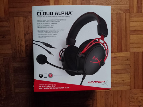 Hyper X Cloud Alpha Red