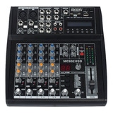 Consola Moon Mc602 4 Canales Usb Sd Fx Mixer Estudio Vivo