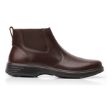 Chelsea De Piel Flexi 59305 Diseño Liso Chocolate 26 Mx Para Hombre