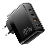 Carregador Turbo  Essager 100w 2 Usb-c 2 Usb-a Com Cabo 100w