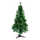 Árvore De Natal Pinheiro 1,8m Com 246 Galhos Apoio De Metal Cor Verde