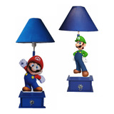Lámpara De Cajón Económica Personaje Luigi Y Mario