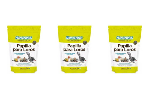 Papilla Para Loros Alamazonas 3kg 100% Mexicano Para Aves