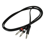 Cable Plug 6.5 Stereo A 2 Plug 6.5 Mono Warwick Musicapilar
