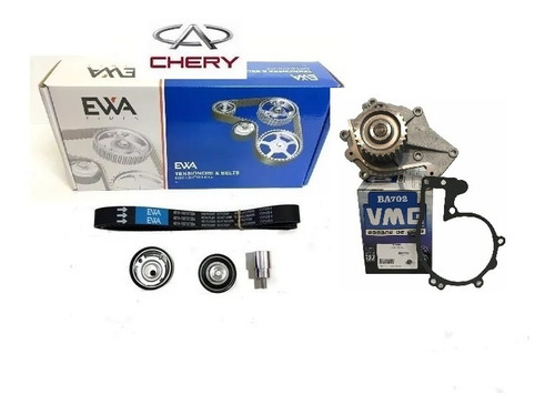 Kit Distribucion Chery Tiggo 2.0 16v + Bomba De Agua