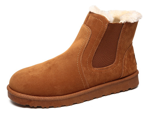 Botas De Nieve De Invierno Para Hombre, Cálidas, De Algodón